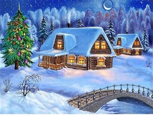 ParNarZar 5D Diamond Painting Runde Stein Iglu und Weihnachtsbaum 40x50cm für Eingang, Haus, Wand, Wohnstub Und Treppe Dekoration ParNarZar 5D Diamond Painting Runde Stein Iglu und Weihnachtsbaum 40x50cm für Eingang, Haus, Wand, Wohnstub Und Treppe Dekoration von ParNarZar