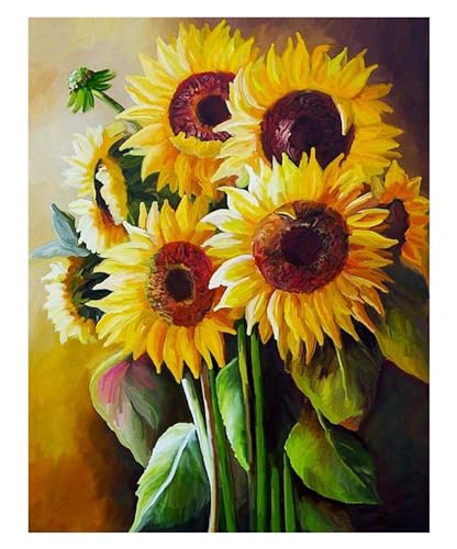 ParNarZar Diamond Painting Set für Erwachsene Sonnenblume 35x45cm Klein Eckige Steine vollbild set für Küche, Speisesaal, Wohnstub, Schlafzimmer, Eingangshalle, Treppe ParNarZar Diamond Painting Set für Erwachsene Sonnenblume 35x45cm Klein Eckige Steine vollbild set für Küche, Speisesaal, Wohnstub, Schlafzimmer, Eingangshalle, Treppe von ParNarZar