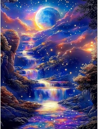 ParNarZar Diamond Painting Set 30x40cm 5D Diamant Malerei Bilder für Erwachsene & Kinder, Komplettset mit eckige steine, Full Drill DIY Kunsthandwerk Wanddeko von ParNarZar
