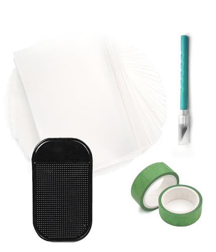 ParNarZar Diamond Painting Zubehör Set 200x Trennpapier 10x15cm Doppelseitig Antihaft Werkzeug | Diamond Painting Papier, Silikonpapier Malerei Zubehör, Abdeckpapier ParNarZar Diamond Painting Zubehör Set 200x Trennpapier 10x15cm Doppelseitig Antihaft Werkzeug | Diamond Painting Papier, Silikonpapier Malerei Zubehör, Abdeckpapier von ParNarZar