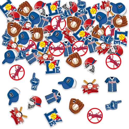 ParPix 100 Stück Baseball Deko Konfetti von ParPix