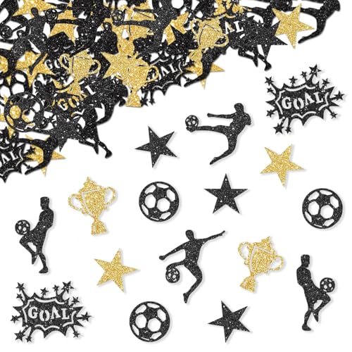 ParPix 120 Stück Fussball Geburtstag Deko Konfetti, Groß 4cm Streudeko Fussball Deko Geburtstag Kinder, Fußball Geburtstags Confetti, Geburtstagsdeko Fussball Konfetti, Fußball Geburtstags Tischdeko ParPix 120 Stück Fussball Geburtstag Deko Konfetti, Groß 4cm Streudeko Fussball Deko Geburtstag Kinder, Fußball Geburtstags Confetti, Geburtstagsdeko Fussball Konfetti, Fußball Geburtstags Tischdeko von ParPix