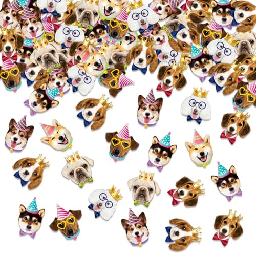 ParPix 100 Stk Hunde Geburtstag Deko Konfetti, Groß 5,8cm Hundegeburtstag Streudeko, Haustiere Hund Kindergeburtstag Confetti, Geburtstag Hund Konfetti, Hund Tiere Streudeko für Haustiere HundeParty ParPix 100 Stk Hunde Geburtstag Deko Konfetti, Groß 5,8cm Hundegeburtstag Streudeko, Haustiere Hund Kindergeburtstag Confetti, Geburtstag Hund Konfetti, Hund Tiere Streudeko für Haustiere HundeParty von ParPix