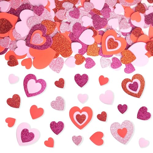 ParPix 100 Stück Moosgummi Sticker Herz Konfetti, Groß Schaumstoff Aufkleber Herzen Konfetti Hochzeit, Sticker Herzen Streudeko Hochzeit, Herzkonfetti Tischdeko Hochzeits, Hochzeitsdeko Herz Sticker ParPix 100 Stück Moosgummi Sticker Herz Konfetti, Groß Schaumstoff Aufkleber Herzen Konfetti Hochzeit, Sticker Herzen Streudeko Hochzeit, Herzkonfetti Tischdeko Hochzeits, Hochzeitsdeko Herz Sticker von ParPix
