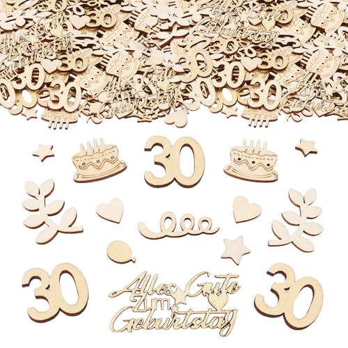 ParPix 100 Stück Holz Konfetti 30 Geburtstag Deko, Groß 1,5-6cm Confetti Deko 30 Geburtstag Mann Frau, Streudeko 30. Geburtstag Deko,Tischdeko 30 Geburtstag Frauen Männer,30er Geburtstag Deko Konfetti ParPix 100 Stück Holz Konfetti 30 Geburtstag Deko, Groß 1,5-6cm Confetti Deko 30 Geburtstag Mann Frau, Streudeko 30. Geburtstag Deko,Tischdeko 30 Geburtstag Frauen Männer,30er Geburtstag Deko Konfetti von ParPix