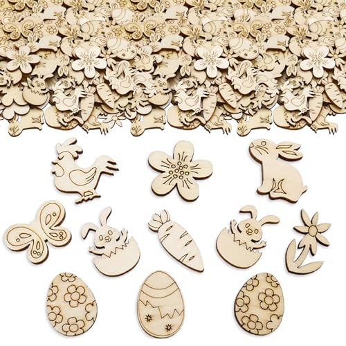 ParPix 100 Stück Holz Ostern Deko Konfetti, Kinder Ostern Eier Deko, Streudeko Hasen Konfetti Osterdeko, Tischdeko Ostern Küken Häschen, Confetti Ostern Dekoration, Konfetti für Ostern DIY Geschenke ParPix 100 Stück Holz Ostern Deko Konfetti, Kinder Ostern Eier Deko, Streudeko Hasen Konfetti Osterdeko, Tischdeko Ostern Küken Häschen, Confetti Ostern Dekoration, Konfetti für Ostern DIY Geschenke von ParPix
