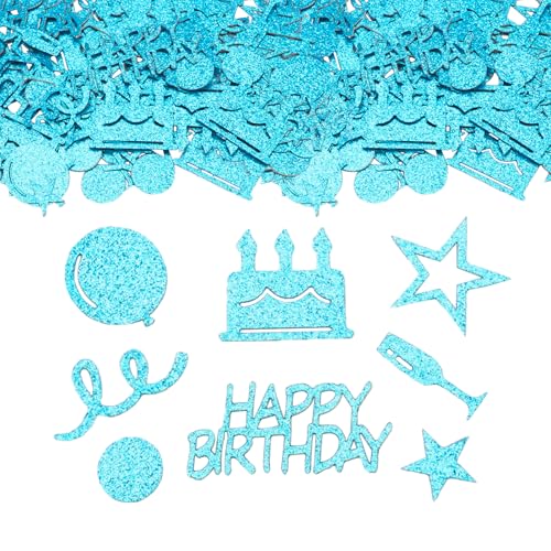 ParPix 100 Stück Konfetti Geburtstag Tischdeko Seeblau, 5cm Groß Happy Birthday Konfetti, Glitzer Streudeko Geburtstag, Confetti Tischdeko Geburtstag Frau Mann, Konfetti Geburtstag Deko Party ParPix 100 Stück Konfetti Geburtstag Tischdeko Seeblau, 5cm Groß Happy Birthday Konfetti, Glitzer Streudeko Geburtstag, Confetti Tischdeko Geburtstag Frau Mann, Konfetti Geburtstag Deko Party von ParPix