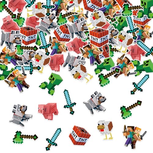 ParPix 100 Stück Pixelmotiv Konfetti von ParPix