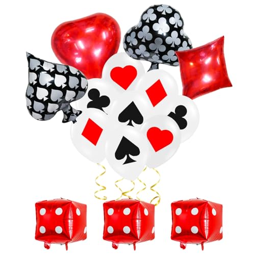 ParPix 15 Stück Casino Poker Luftballon ParPix 15 Stück Casino Poker Luftballon von ParPix