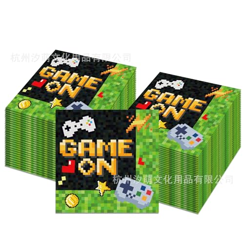 ParPix 20 Stück Pixel Game on Servietten ParPix 20 Stück Pixel Game on Servietten von ParPix