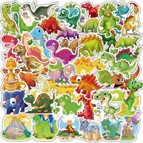ParPix 50 Stück Dino Sticker Kinder, Groß 6,5cm Dino Aufkleber,Cartoon Dinosaurier Sticker,Stickers Dino Deko Kindergeburtstag,Aufkleber Dinosaurier Geburtstag Deko,Drachen Stickers für Koffer Laptops ParPix 50 Stück Dino Sticker Kinder, Groß 6,5cm Dino Aufkleber,Cartoon Dinosaurier Sticker,Stickers Dino Deko Kindergeburtstag,Aufkleber Dinosaurier Geburtstag Deko,Drachen Stickers für Koffer Laptops von ParPix
