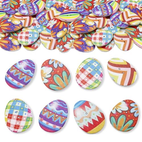 ParPix 50 Stück Holz Ostereier Deko Konfetti, 3,1cm Bunt Eier Deko Confetti, Streudeko Oster Deko, Tischdeko Ostern Deko Eier, Holzeier Osterdeko Konfetti, Basteln Eiern Osterdekoration Confetti ParPix 50 Stück Holz Ostereier Deko Konfetti, 3,1cm Bunt Eier Deko Confetti, Streudeko Oster Deko, Tischdeko Ostern Deko Eier, Holzeier Osterdeko Konfetti, Basteln Eiern Osterdekoration Confetti von ParPix