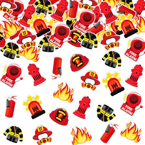 ParPix 80 Stück Konfetti Feuerwehr Deko Kindergeburtstag, Groß 5,8cm Streudeko Feuerwehr Geburtstag Deko, Confetti Feuerwehr Tischdekoration, Feuerwehrauto Feuerwehr Konfetti für Feuerwehr Party ParPix 80 Stück Konfetti Feuerwehr Deko Kindergeburtstag, Groß 5,8cm Streudeko Feuerwehr Geburtstag Deko, Confetti Feuerwehr Tischdekoration, Feuerwehrauto Feuerwehr Konfetti für Feuerwehr Party von ParPix