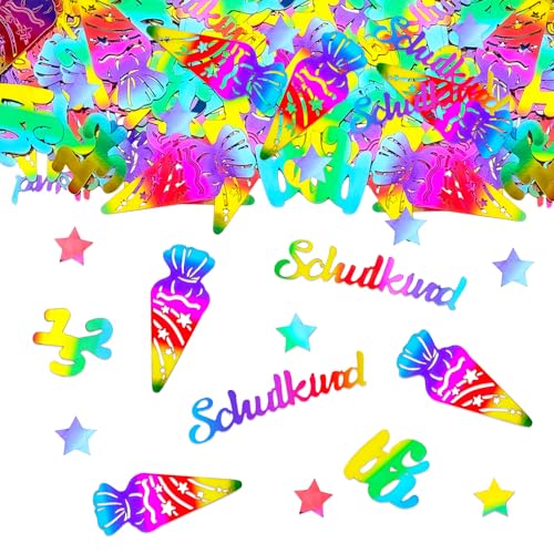 ParPix Glitzer Streudeko Einschulung Mädchen Junge, 80 Stk Bunt Tischdeko Einschulung Deko Groß 1-6,3cm,Konfetti Schulanfang Deko 2025,Abc Schultüte Deko Schulanfang,Schulkind Deko für Schuleinführung ParPix Glitzer Streudeko Einschulung Mädchen Junge, 80 Stk Bunt Tischdeko Einschulung Deko Groß 1-6,3cm,Konfetti Schulanfang Deko 2025,Abc Schultüte Deko Schulanfang,Schulkind Deko für Schuleinführung von ParPix