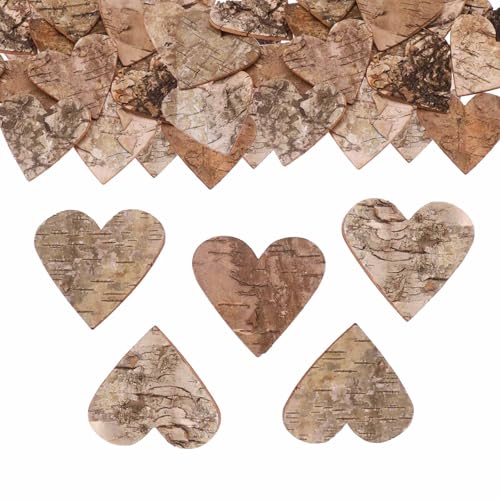 ParPix Groß Konfetti Holzherzen Hochzeit Deko 5cm, Birkenholz Herz Streudeko Hochzeit, Holzherz Hochzeit Tischdeko, Herzen aus Birkenrinde Tischdekoration, Holz Herz Tischdeko Hochzeit DIY Konfetti ParPix Groß Konfetti Holzherzen Hochzeit Deko 5cm, Birkenholz Herz Streudeko Hochzeit, Holzherz Hochzeit Tischdeko, Herzen aus Birkenrinde Tischdekoration, Holz Herz Tischdeko Hochzeit DIY Konfetti von ParPix