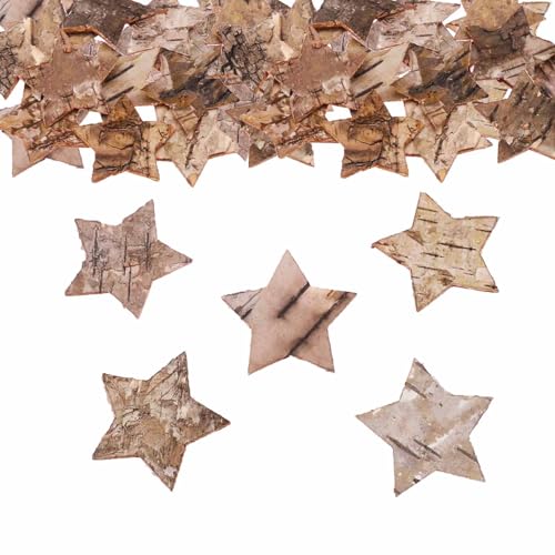 ParPix Groß Streudeko Birkensterne 4,5cm, Konfetti Holzsterne Weihnachts Tischdeko, Holzsterne zum Basteln für Hochzeit, Sterne Konfetti Dekorationen, Birkenholz Sterne Confetti Weihnachten Deko ParPix Groß Streudeko Birkensterne 4,5cm, Konfetti Holzsterne Weihnachts Tischdeko, Holzsterne zum Basteln für Hochzeit, Sterne Konfetti Dekorationen, Birkenholz Sterne Confetti Weihnachten Deko von ParPix