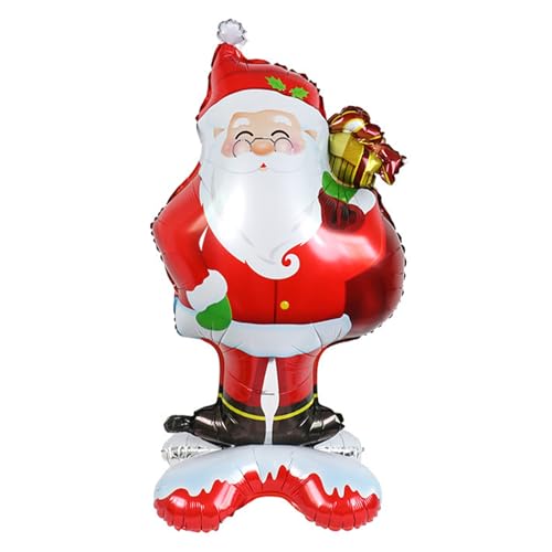 ParPix Nikolaus Weihnachten Folienballon Stehend XXL Deko, Weihnachtsmann Luftballon Große, Christmas Decorations, Weihnachtsdeko Weihnachtsballons ParPix Nikolaus Weihnachten Folienballon Stehend XXL Deko, Weihnachtsmann Luftballon Große, Christmas Decorations, Weihnachtsdeko Weihnachtsballons von ParPix