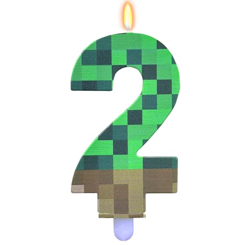 ParPix Pixel Geburtstagskerzen Zahlen 2, Pixelmotiv 2 Geburtstag Nummer Kerzen, Kerze 2 Geburtstag Mädchen Junge, Grün 2 Geburtstagskerzen, Videospiel Pixel 2 Zahlenkerze, Pixel Thema Zahlen 2 Kerze ParPix Pixel Geburtstagskerzen Zahlen 2, Pixelmotiv 2 Geburtstag Nummer Kerzen, Kerze 2 Geburtstag Mädchen Junge, Grün 2 Geburtstagskerzen, Videospiel Pixel 2 Zahlenkerze, Pixel Thema Zahlen 2 Kerze von ParPix