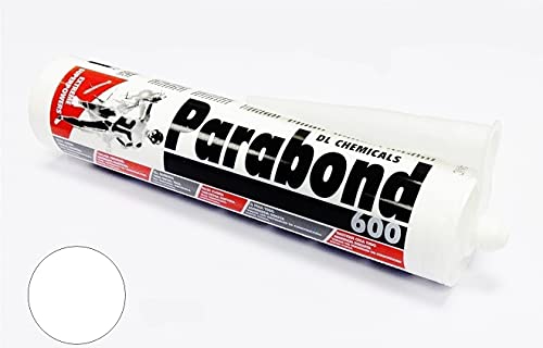 PARABOND 600 | Montagekleber - EXTRA STARKER Wasserfester (UNTERWASSER) Kleber | Hybrid MS Polymer | Hohe Elastizität für Nasse & Trockene Oberflächen – Baukleber für Innen & Außen (weiß) von Parabond 600