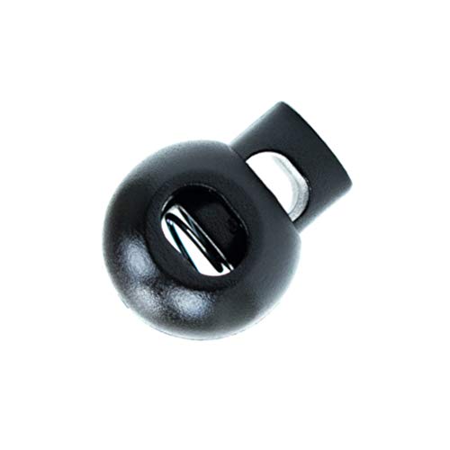 Runde Bubble Ball Cord Lock für Kordelzug, Paracord, Bindfaden, Seil und Bekleidung - Stoßseil und Schnurstopper für Innen- und Außenbereich (10 Stück) von PARACORD PLANET
