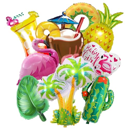 9 Stück Hawaii Party Folienballon ,Flamingo Geburtstags Deko, Folienballon Flamingo Frucht,Hawaii Ballons für Geburtstag Sommer Tropical Aloha Strandparty 9 Stück Hawaii Party Folienballon ,Flamingo Geburtstags Deko, Folienballon Flamingo Frucht,Hawaii Ballons für Geburtstag Sommer Tropical Aloha Strandparty von Pararty