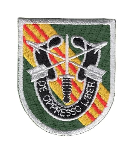 5. Special Forces Group Vietnam Flash with Crest Patch von Paraserbatoio.it