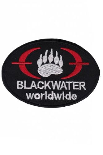 Patch Emblem, bestickt, zum Aufbügeln, Militär-Patch, Blackwater Worldwide 95 x 67 mm von Paraserbatoio.it