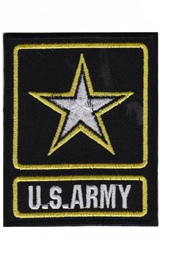 Patch Emblem bestickt, zum Aufbügeln, Militär-Patch – us army us army solid hq 75 x 78 mm von Paraserbatoio.it