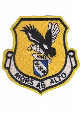 Patch Emblem bestickt, zum Aufbügeln, Militärpatch, Army mors ab Alt, us Air Force, 7. Bomb Wing Hq, 78 x 78 mm von Paraserbatoio.it