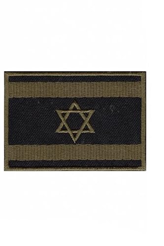Patch Emblem bestickt, zum Aufbügeln – Flagge – Israel Israel Flagge Israel Flag Natogreen 70 x 50 mm von Paraserbatoio.it