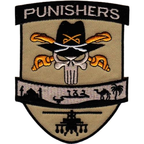 Punishers Skull With Stetson Avn Arabic Desert Patch von Paraserbatoio.it