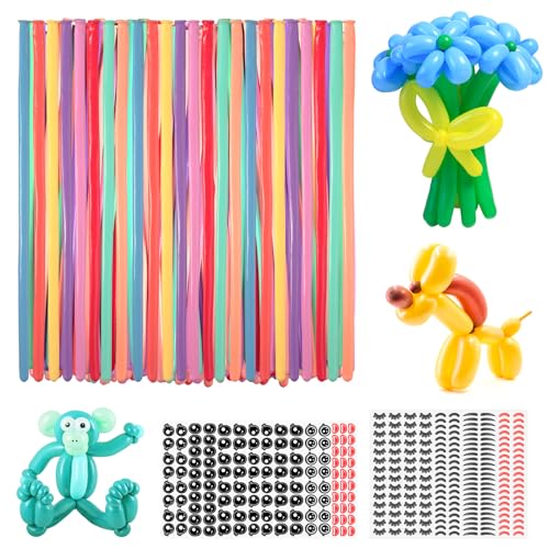 100 Stück Luftballons Modellierballons, Lange Luftballons Zum Formen, Luftballons Tiere Formen, Modellierballons Ballon Tiere Kit für Tierherstellung Ballon und Geburtstag Party Dekoration 100 Stück Luftballons Modellierballons, Lange Luftballons Zum Formen, Luftballons Tiere Formen, Modellierballons Ballon Tiere Kit für Tierherstellung Ballon und Geburtstag Party Dekoration von Parastar