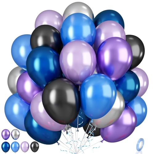 Luftballons Weltraum, 55 Stück Galaxy Blau Lila Partyballons 12 Zoll Metallic Schwarz Silber Ballons Blau Schwarz Luftballons Schwarz Blau Lila Ballons für Kinder Jungen Weltraum Geburtstagsfeier Luftballons Weltraum, 55 Stück Galaxy Blau Lila Partyballons 12 Zoll Metallic Schwarz Silber Ballons Blau Schwarz Luftballons Schwarz Blau Lila Ballons für Kinder Jungen Weltraum Geburtstagsfeier von Paready