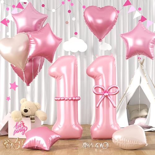 Zahlen 11 Rosa Luftballon, Luftballons 11. Geburtstag Pastell Rosa, 40 Zoll Rosa Zahl Ballons, Rosa Helium Ballons Herz Stern 11 Ballon für Mädchen Frau 11. 1. Geburtstag Party Jahrestag Dekoration Zahlen 11 Rosa Luftballon, Luftballons 11. Geburtstag Pastell Rosa, 40 Zoll Rosa Zahl Ballons, Rosa Helium Ballons Herz Stern 11 Ballon für Mädchen Frau 11. 1. Geburtstag Party Jahrestag Dekoration von Paready