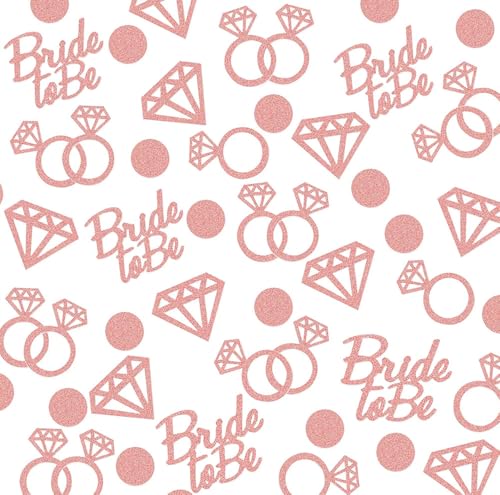 Braut-Konfetti, Verlobung, Diamantring, Jahrestag, Valentinstag, Tischstreuung, Dekoration für Liebe, biologisch abbaubar, Geburtstag, Tischkonfetti, Dekoration, Party-Dekorationen, Zubehör, Roségold Braut-Konfetti, Verlobung, Diamantring, Jahrestag, Valentinstag, Tischstreuung, Dekoration für Liebe, biologisch abbaubar, Geburtstag, Tischkonfetti, Dekoration, Party-Dekorationen, Zubehör, Roségold von Parency EU