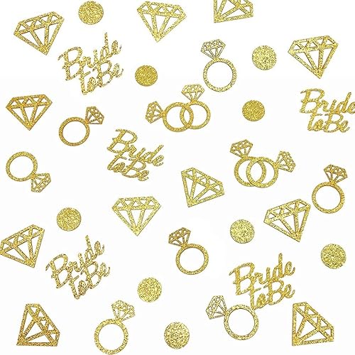 Braut-Konfetti, Verlobung, Diamantring, Jahrestag, Valentinstag, Tischstreuung, Dekoration für Liebe, biologisch abbaubar, Geburtstag, Tischkonfetti, Dekoration, Party-Dekorationen, Zubehör, Gold Braut-Konfetti, Verlobung, Diamantring, Jahrestag, Valentinstag, Tischstreuung, Dekoration für Liebe, biologisch abbaubar, Geburtstag, Tischkonfetti, Dekoration, Party-Dekorationen, Zubehör, Gold von Parency EU