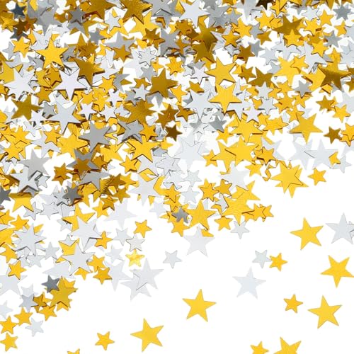 Little Star Konfetti Glitzer Little Stars Pailletten Geburtstag Tisch Streudeko für Geburtstag Hochzeit Baby Shower Tisch Konfetti Party Dekorationen Silber Gold Little Star Konfetti Glitzer Little Stars Pailletten Geburtstag Tisch Streudeko für Geburtstag Hochzeit Baby Shower Tisch Konfetti Party Dekorationen Silber Gold von Parency EU
