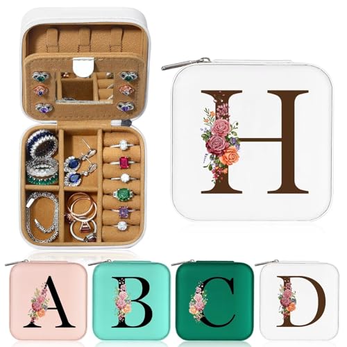 Parima Initiale Schmuckschatulle mit H und Blume Reise Schmuckkästchen Kleine Personalisierte Schmuckkästchen für Damen Mädchen Geschenk für Geburtstage Valentinstag Muttertag Hochzeit Parima Initiale Schmuckschatulle mit H und Blume Reise Schmuckkästchen Kleine Personalisierte Schmuckkästchen für Damen Mädchen Geschenk für Geburtstage Valentinstag Muttertag Hochzeit von Parima