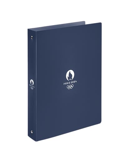 Olympiques Paris 2024 Ringbuch, A4, Rücken 40 mm, 4 Ringe, 4 verschiedene Farben von PARIS 2024