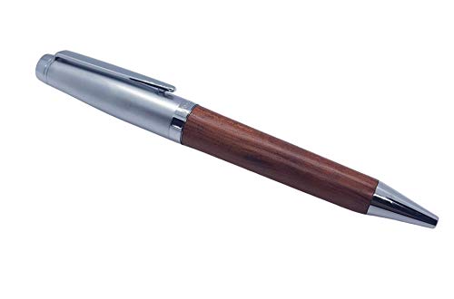 Paris Stock Kugelschreiber Oberthur, Modell Kasai, Rosenholz, Deluxe, Schatulle aus Holz – Geschenkidee von Paris Stock