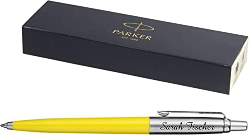 Parker- Exklusiver Kugelschreiber Modell JOTTER inkl. Gravur Lasergravur graviert neu (gelb) von PARKER