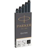 PARKER 1950382 Tintenpatronen für Füller schwarz 5 St. von Parker