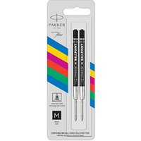 PARKER QUINKflow Basic Kugelschreiberminen M schwarz, 2 St. PARKER QUINKflow Basic Kugelschreiberminen M schwarz, 2 St. von Parker