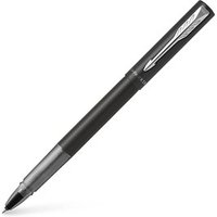 PARKER Vector XL Rollerball Tintenroller schwarz/silber 0,35 mm, Schreibfarbe: schwarz, 1 St. von Parker