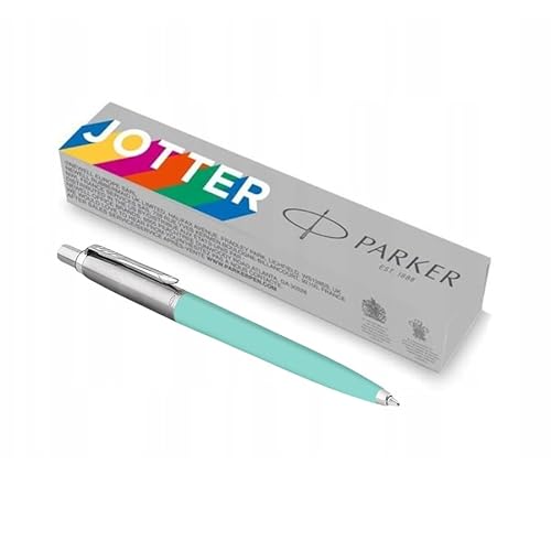 Parker Jotter Originals Pastell-Kugelschreiber, Minze, Retro-Kollektion, blaue Tinte Parker Jotter Originals Pastell-Kugelschreiber, Minze, Retro-Kollektion, blaue Tinte von Parker