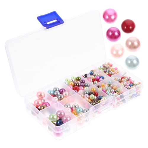 Parliky 1 Schachtel Runde Abs Imitationsperlen mit Bunte Perlen Spacer DIY Schmuckperlen für Halsketten und Armbänder Lose Perlen für Originelles Basteln und Schmuckherstellung Parliky 1 Schachtel Runde Abs Imitationsperlen mit Bunte Perlen Spacer DIY Schmuckperlen für Halsketten und Armbänder Lose Perlen für Originelles Basteln und Schmuckherstellung von Parliky