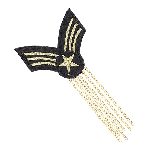 Parliky 1 Stück Herren Schulterabzeichen mit Quasten Elegantes Epaulet für und Kostüme Leicht und Langlebig für Partys und Schuluniformen von Parliky