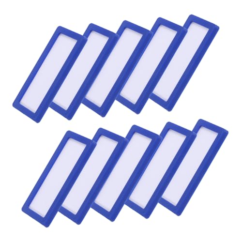 Parliky 10 Pcs Magnetic Etiketthalter Mit Papiereinsätzen Magnetische Klebstoffkartenhalter Für Büro Whiteboard Shelf Bins Warehouse Regale Mailboxen Blau von Parliky