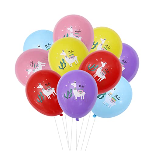 Parliky 10 Stück 12 Ballon-Party-Dekoration latex luftballons latex ballons feigenkaktus -Dusche-Ballon Partyballon hochzeitsdeko Party-Latexballons Karikatur schmücken Kind Violett von Parliky