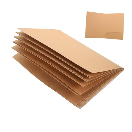 Parliky 10 Stück Aktenordner aus Kraftpapier Bifold Dokumentenmappe mit Tasche Vielseitiger Büro Organizer für Effiziente Ablage von Berichten Präsentationen und Unterlagen Parliky 10 Stück Aktenordner aus Kraftpapier Bifold Dokumentenmappe mit Tasche Vielseitiger Büro Organizer für Effiziente Ablage von Berichten Präsentationen und Unterlagen von Parliky